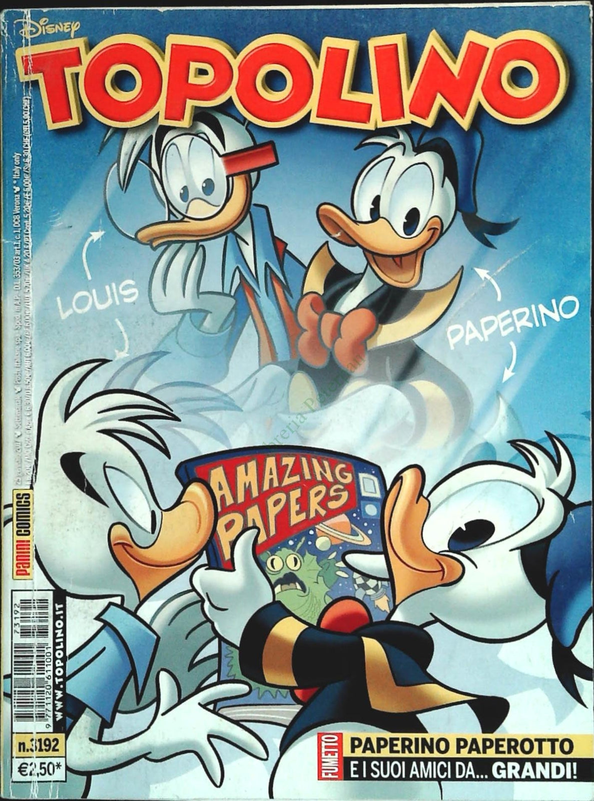 TOPOLINO N. 3192 - 25 GENNAIO 2017