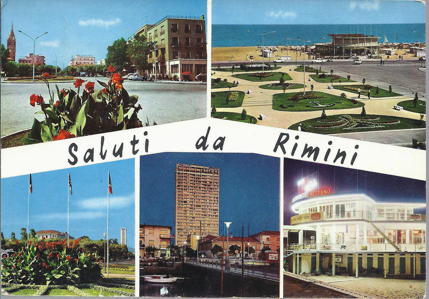 RIMINI - SALUTI - 5 VEDUTE - VSD
