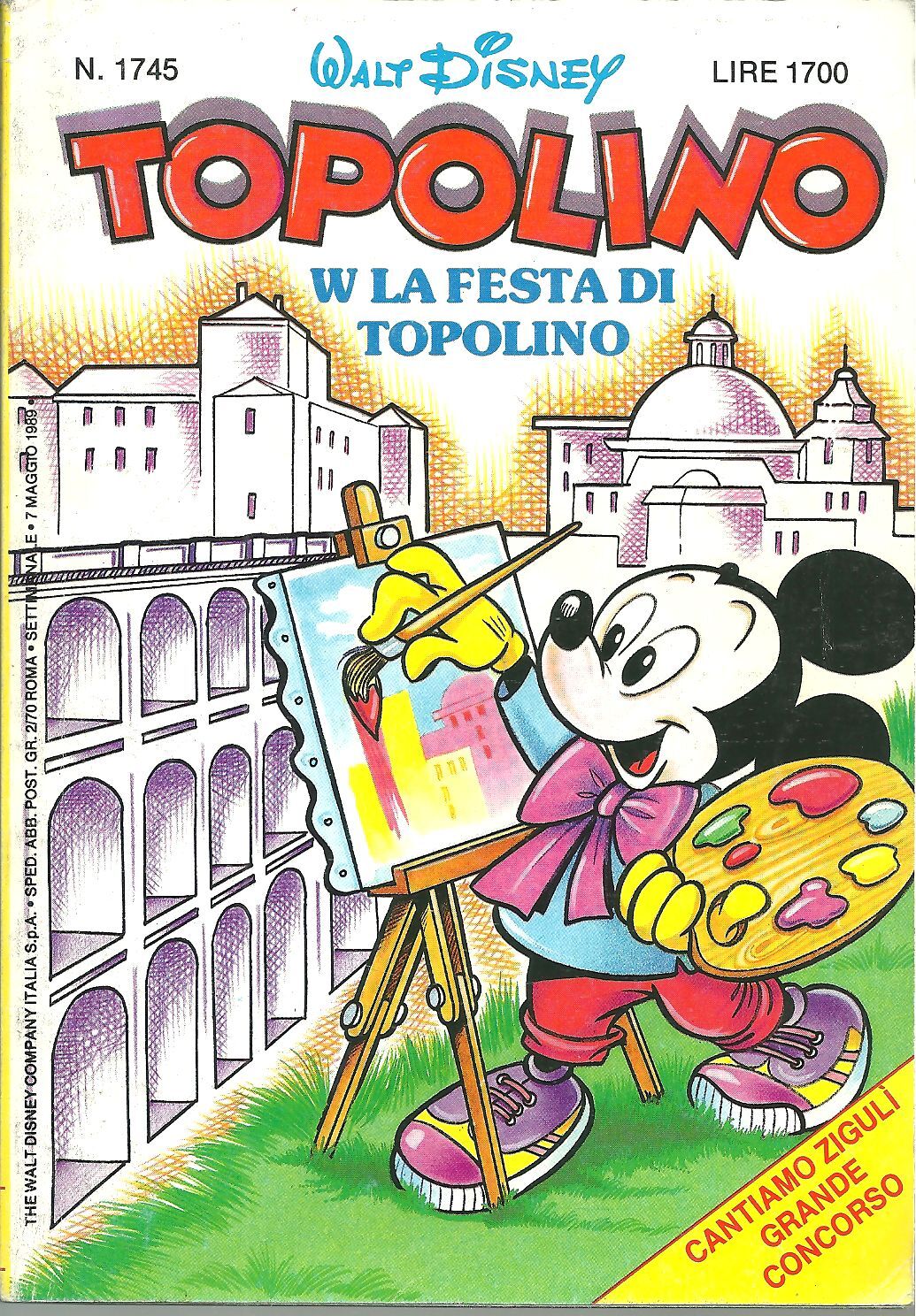 TOPOLINO N. 1745 - 7 MAGGIO 1989