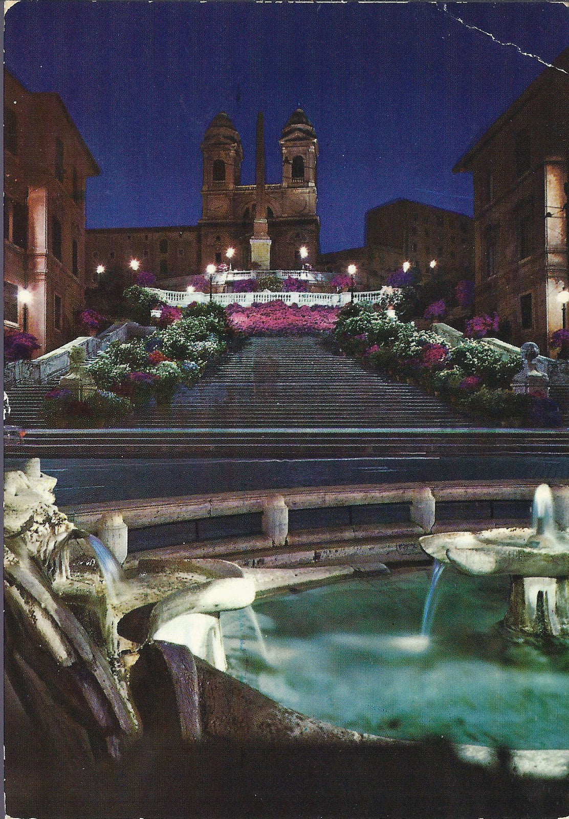 ROMA - PIAZZA DI SPAGNA DI NOTTE - NV