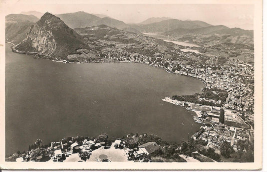 LUGANO - VEDUTA DAL MONTE BRE' - V1952
