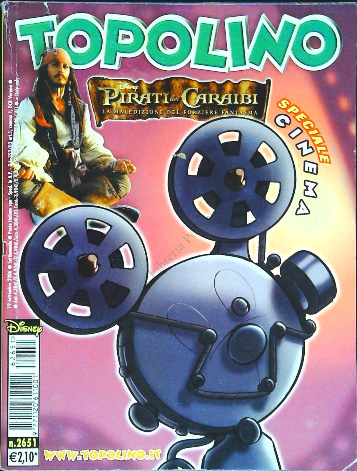TOPOLINO N. 2651 - 19 SETTEMBRE 2006