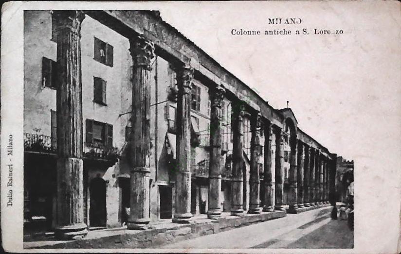 MILANO - COLONNE ANTICHE A SAN LORENZO - V1903