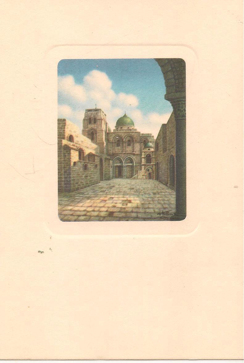 GERUSALEMME - SANTO SEPOLCRO - NV - DISEGNATA