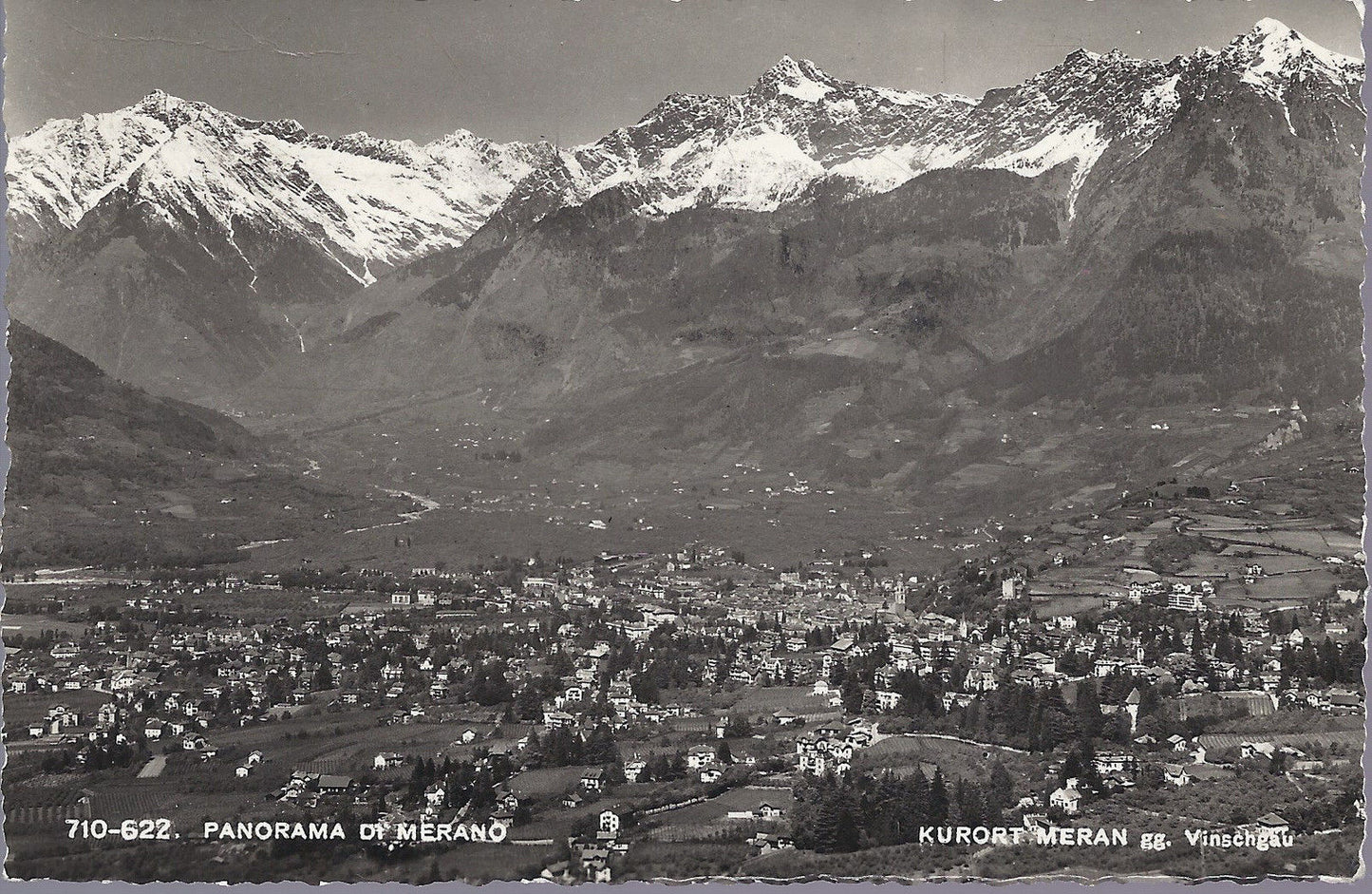 MERANO - PANORAMA - KURORT MERAN gg Vinschgau - V 1951 - FP