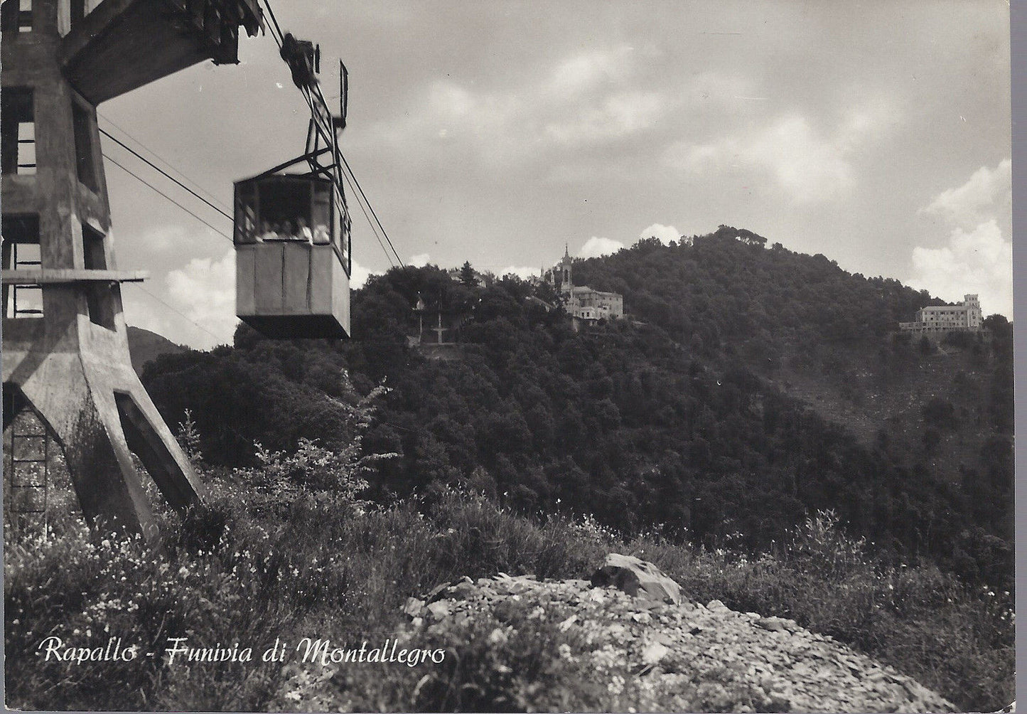 RAPALLO - FUNIVIA DI MONTALLEGRO - V 1957 - FG