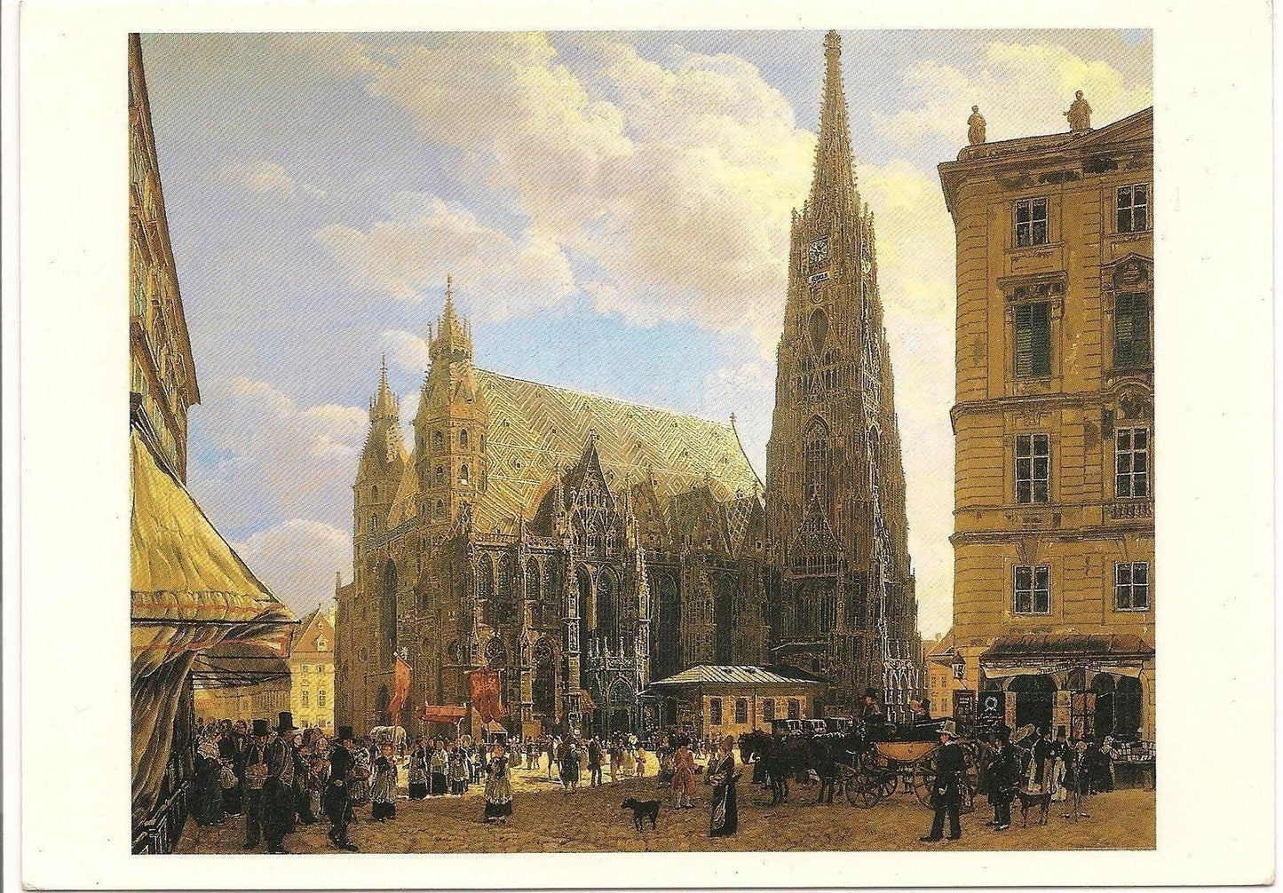 VIENNA - OST. GALEBELVEDERE RIE -DER STEPHANSDOM - RUDOLF VON ALT - NV