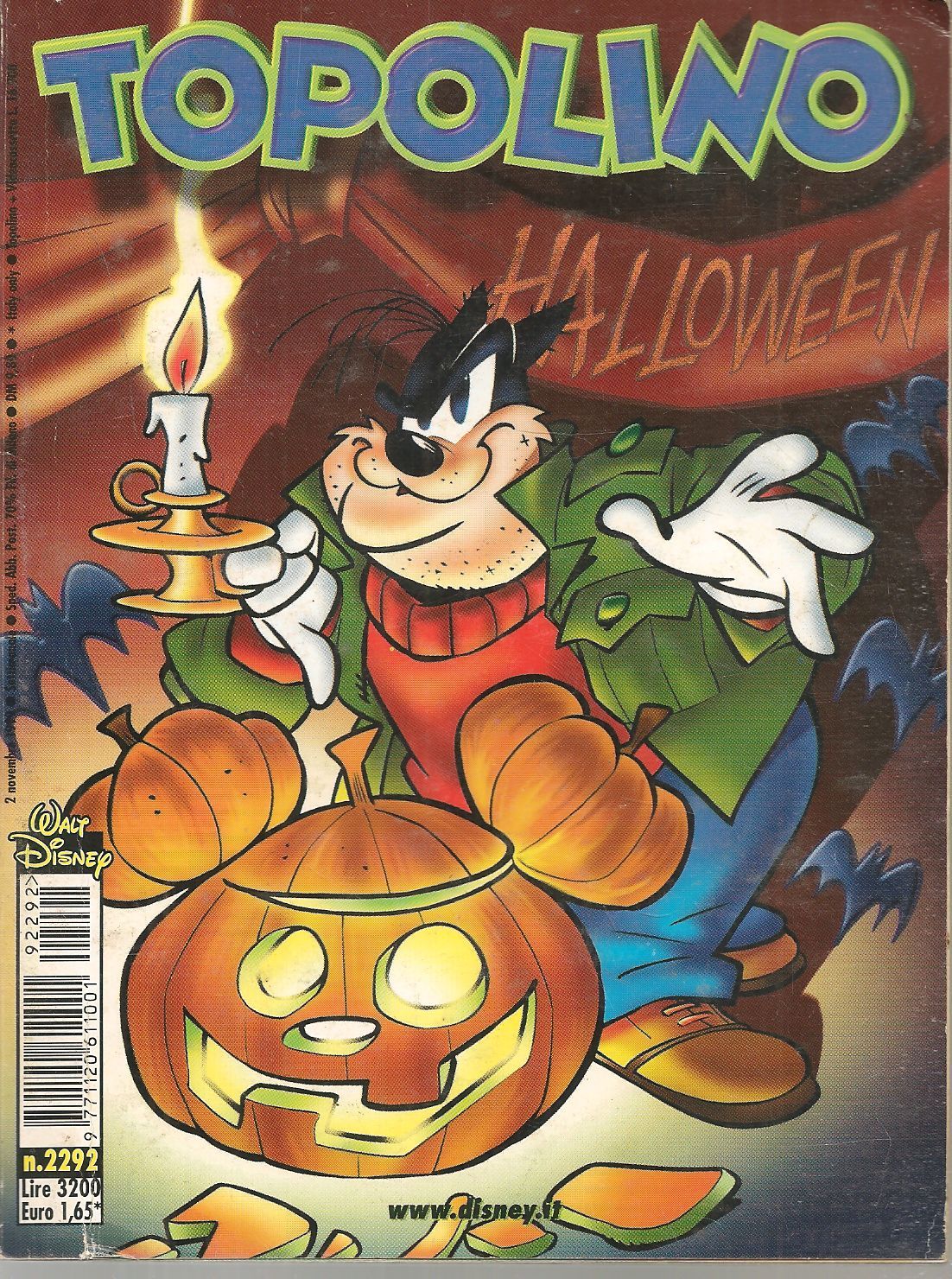 TOPOLINO N. 2292 -2 NOVEMBRE 1999
