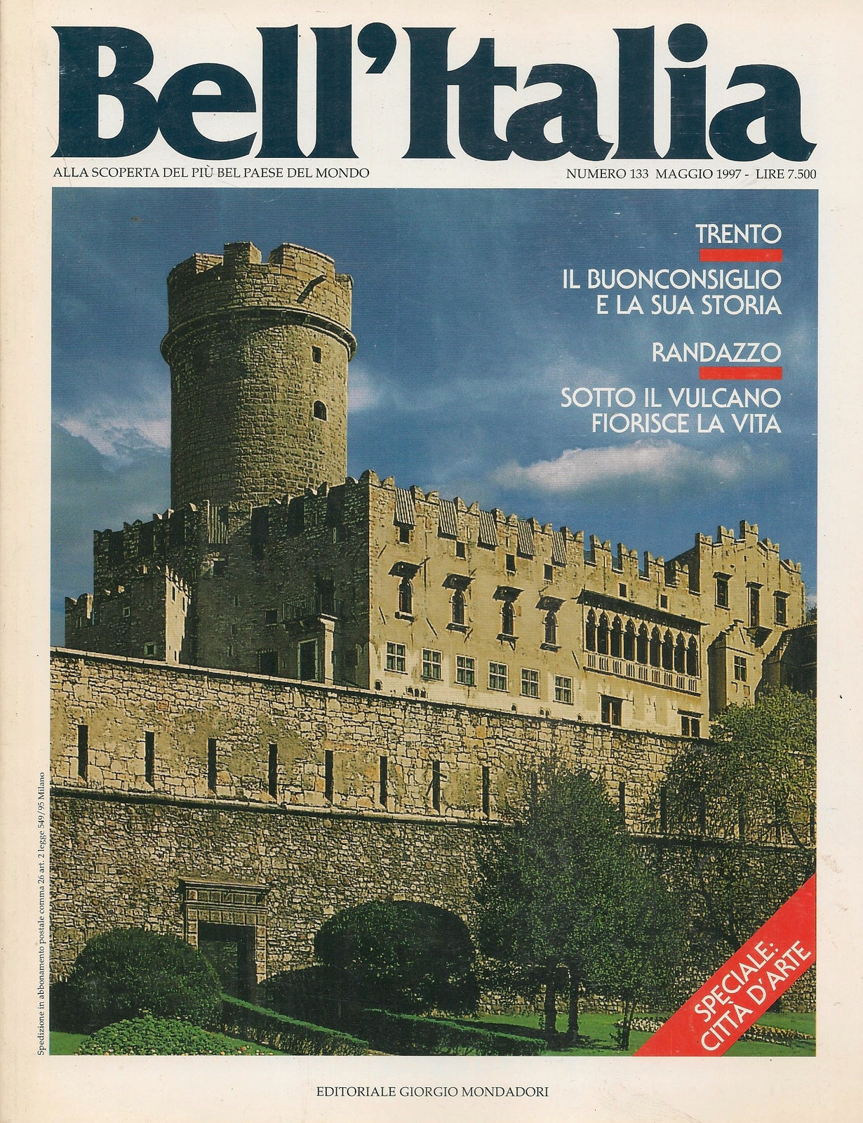BELL'ITALIA N. 133 - MAGGIO 1997 - TRENTO - RANDAZZO