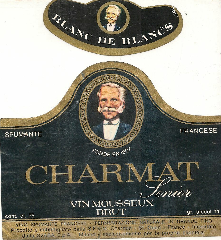 CHARMAT SENIOR - BALNC DE BLANCS - ETICHETTA VINO