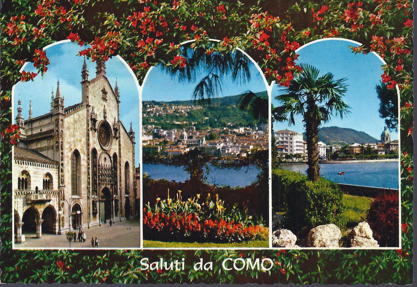 COMO - SALUTI - 3 VEDUTE - NV - FG
