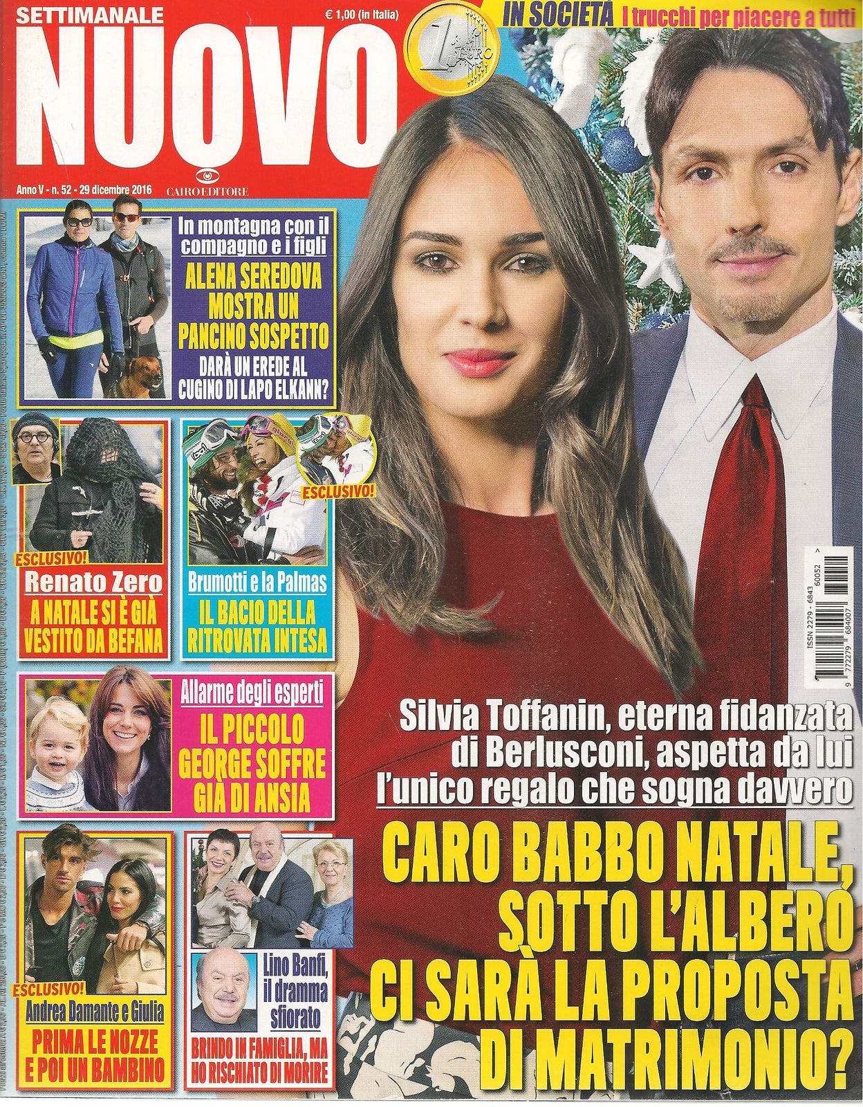 SETTIMANALE NUOVO N. 52 - 29 DICEMBRE 2016 TOFFANIN SEREDOVA BRUMOTTI- OUTLET
