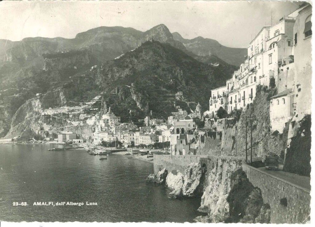 AMALFI - PANORAMA DALL'ALBERGO LUNA - V1950