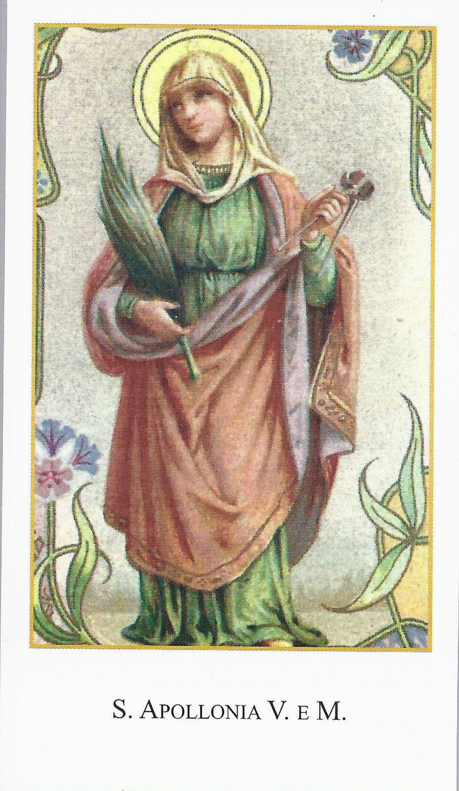 S. APOLLONIA V. e M. - SANTINO - AS013-232 - Ed. Paco