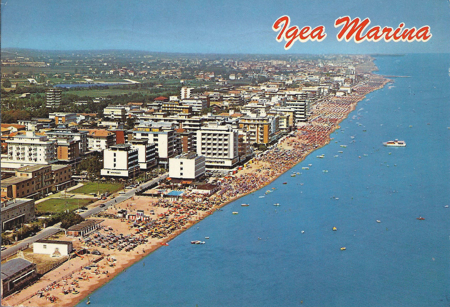 IGEA MARINA - PANORAMA DALL'AEREO - V1981