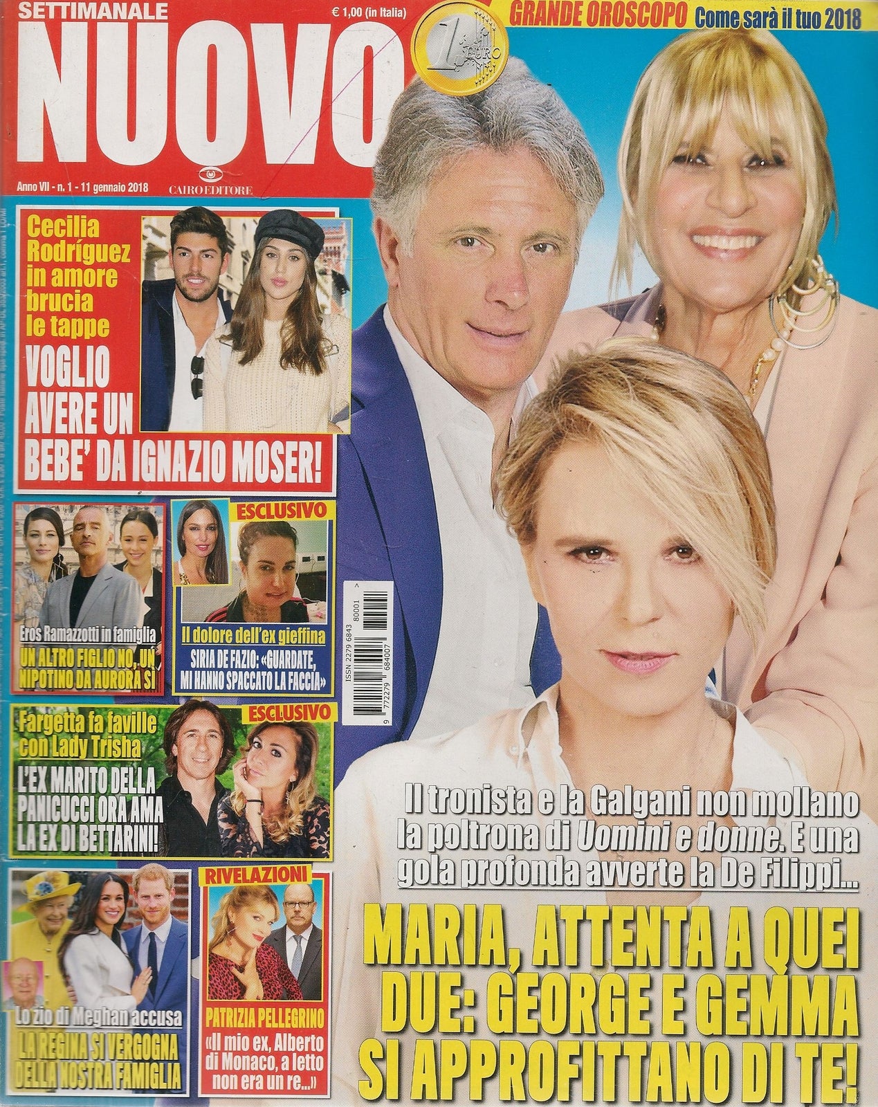 NUOVO TV 11 GENNAIO 2018 - RODRIGUEZ-IGNAZIO MOSER-SIRIA DE FAZIO-FARGETTA
