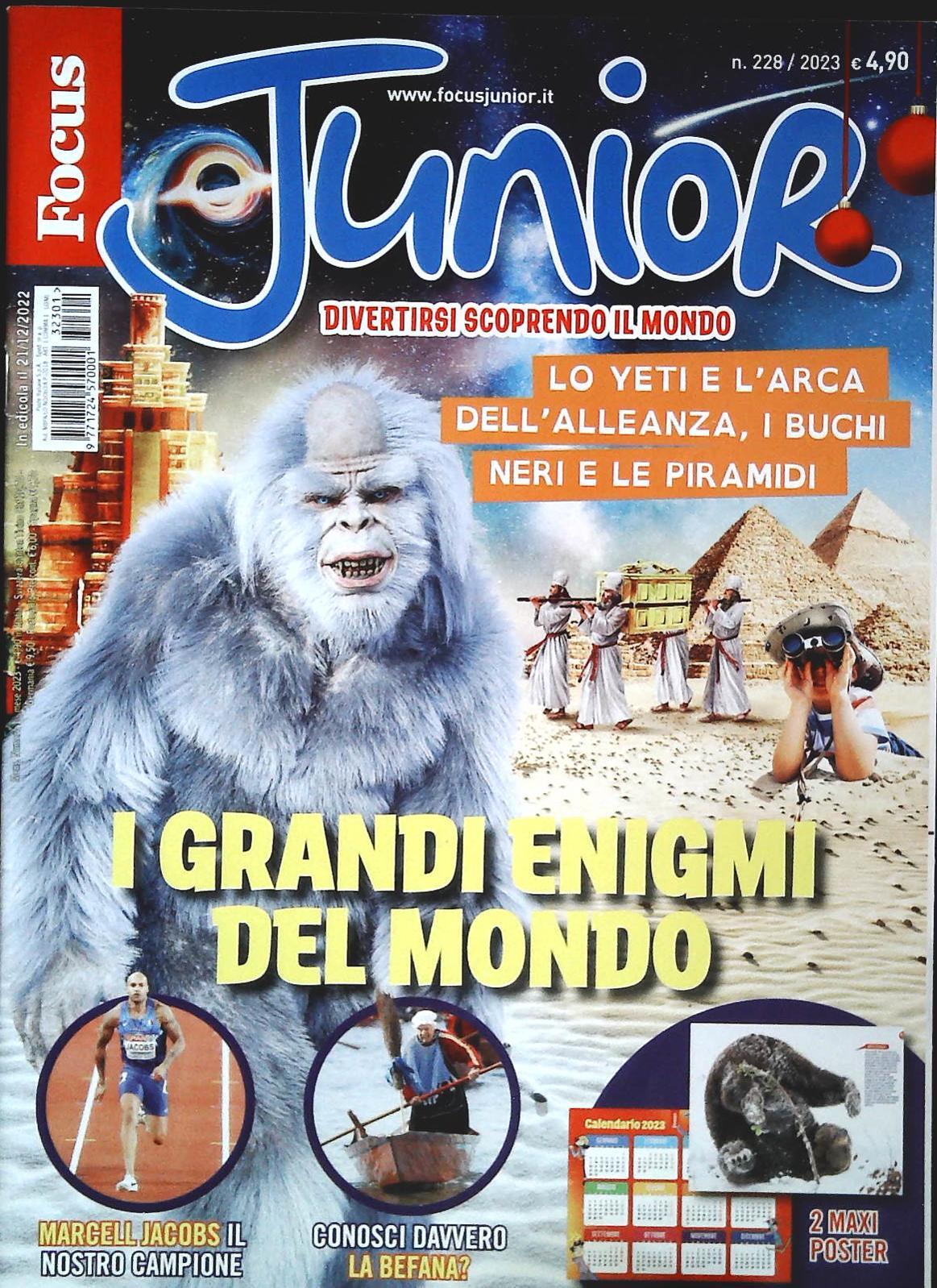 FOCUS JUNIOR N. 228 - I GRANDI ENIGMI DEL MONDO - OUTLET DEL LIBRO