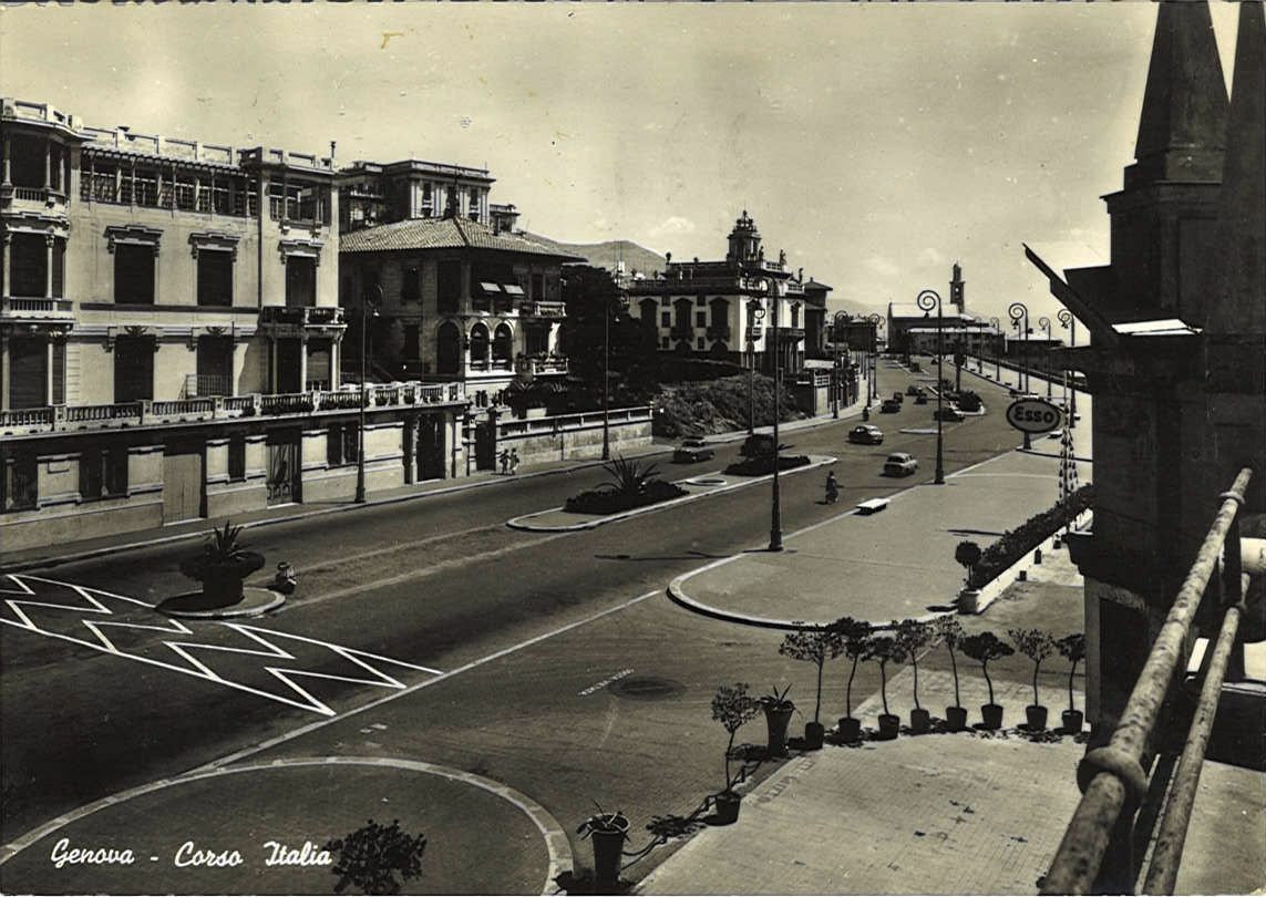 GENOVA- CORSO ITALIA - V1956