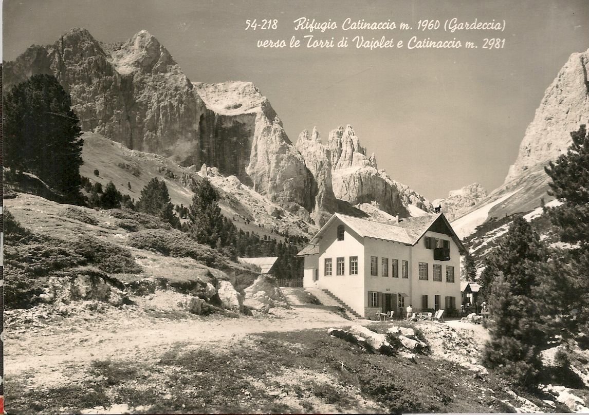 RIFUGIO CATINACCIO CIME DEL VAIOLET - V1964