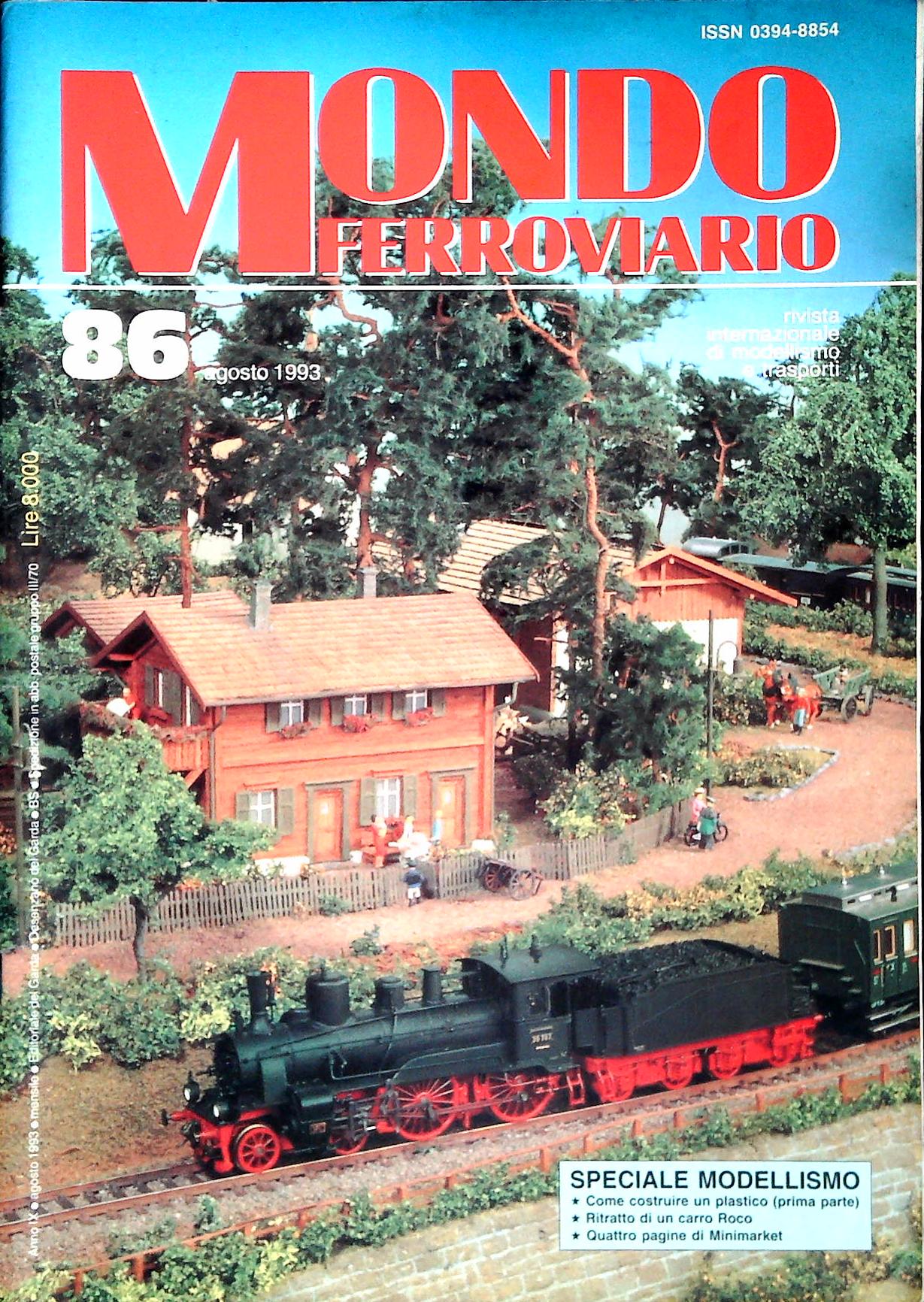 MONDO FERROVIARIO N. 86 - AGOSTO 1993