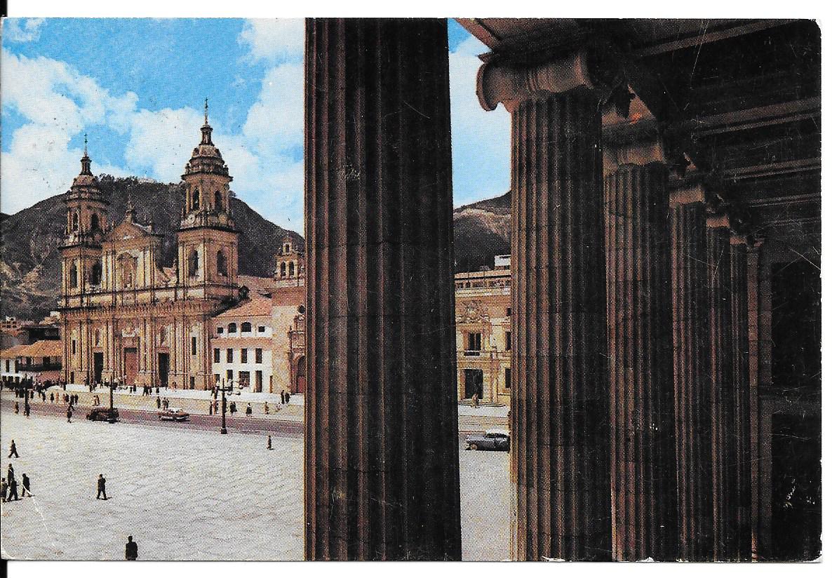 BOGOTA' - COLOMBIA - VISTA DE LA BASILICA DESDE EL CAPITOLO NACIONAL - V1972