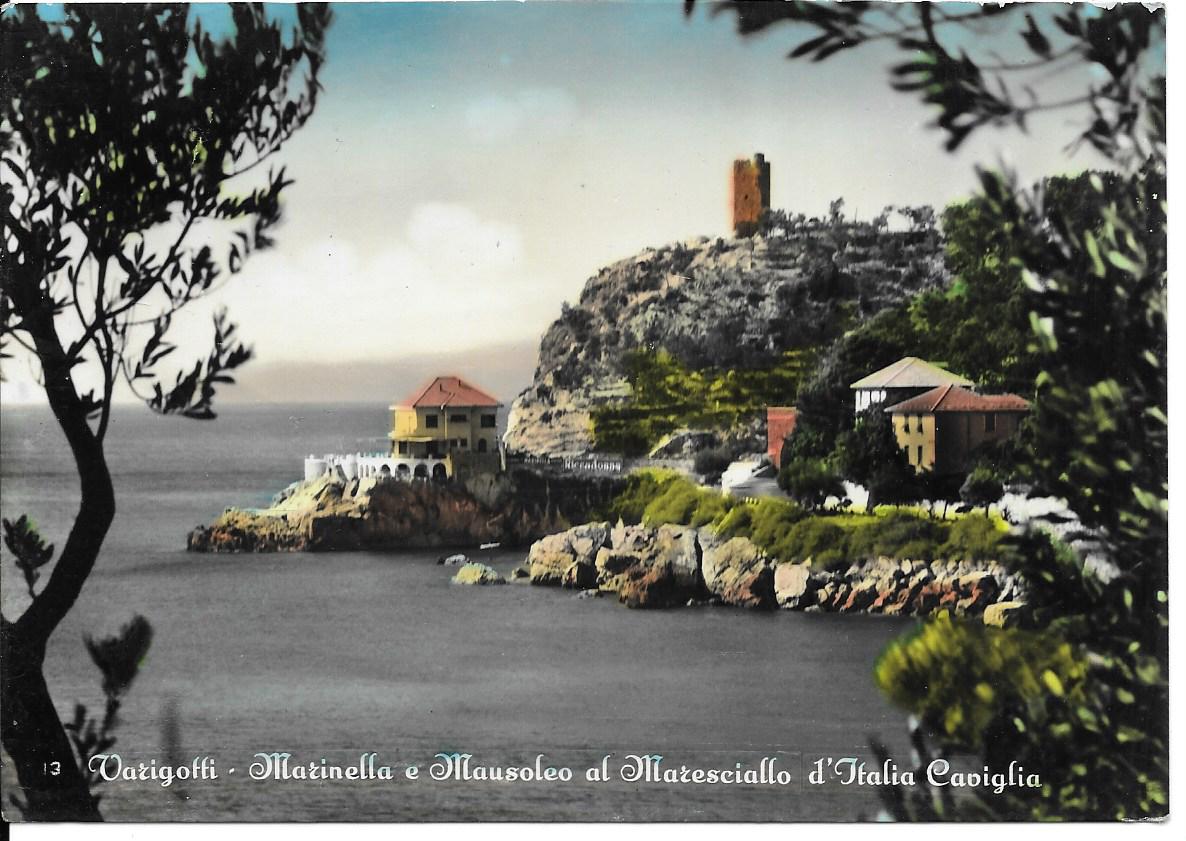 VARIGOTTI - MARINELLA MAUSOLEO MARESCIALLO CAVIGLIA-V1954-FG ACQUARELLATA