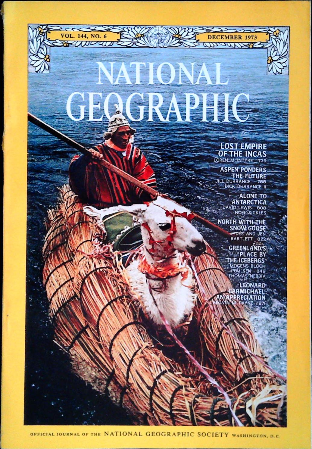 NATIONAL GEOGRAPHIC DECEMBER 1973 - ENGLISH TEXT