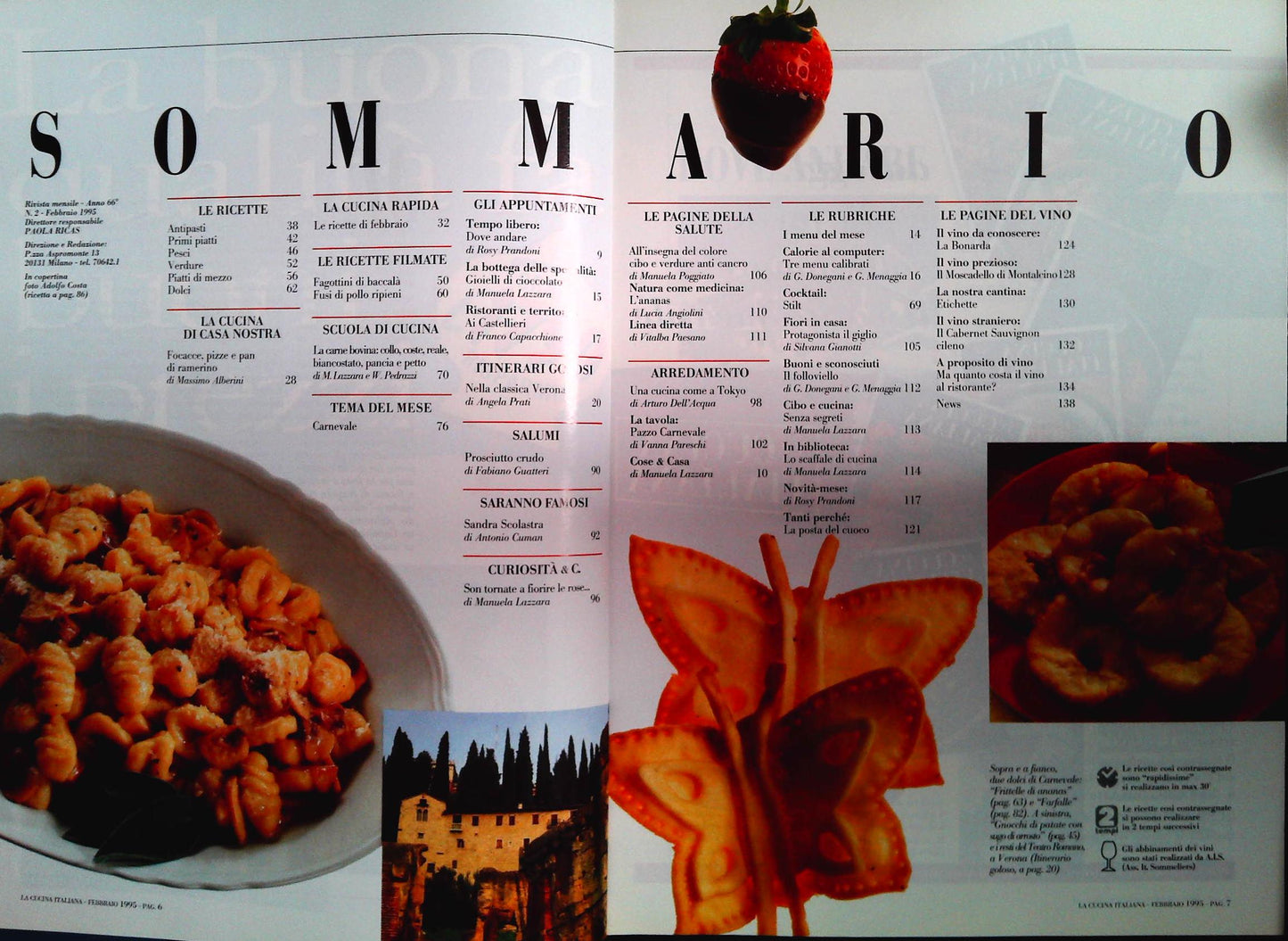LA CUCINA ITALIANA - FEBBRAIO 1995