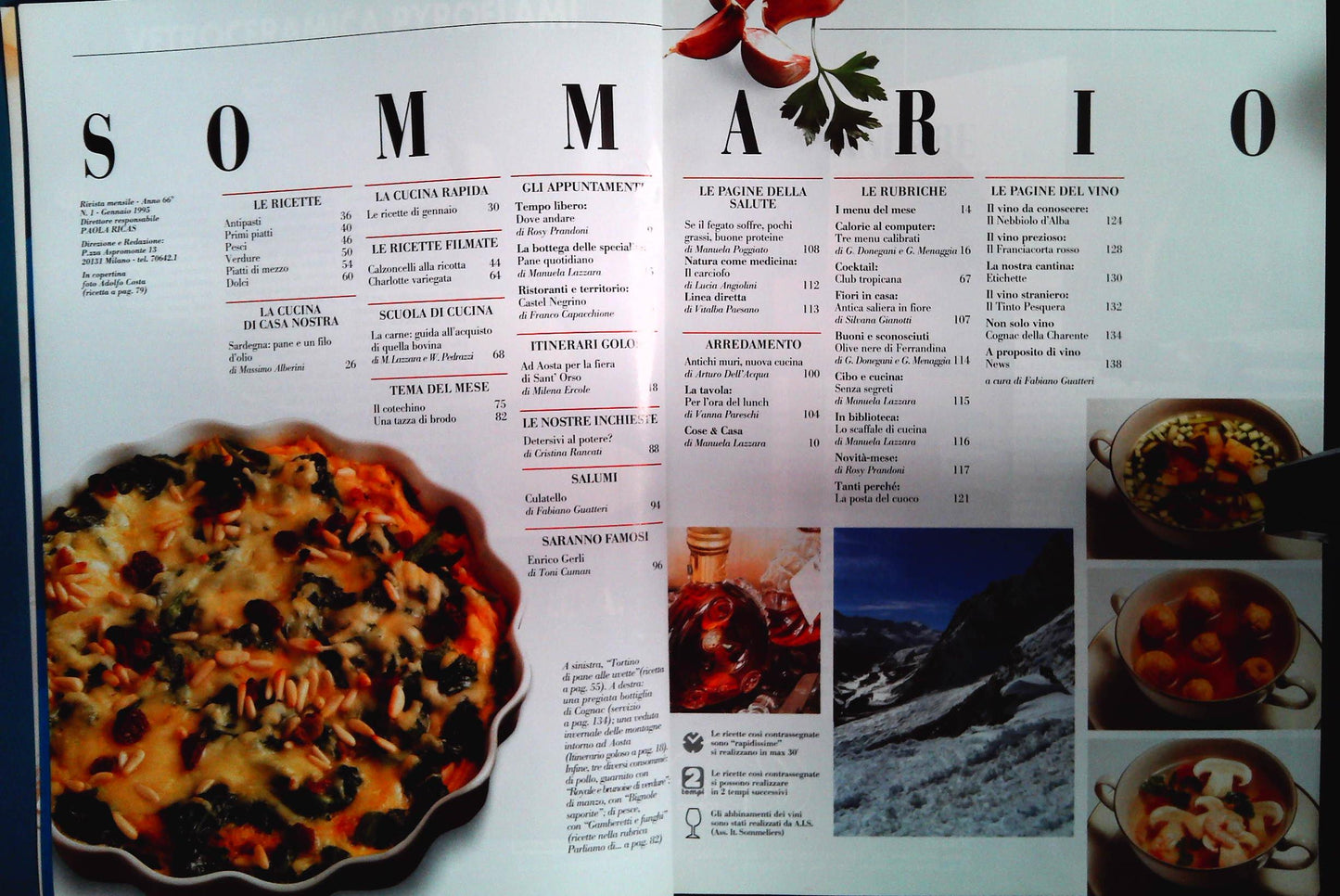 LA CUCINA ITALIANA - GENNAIO 1995