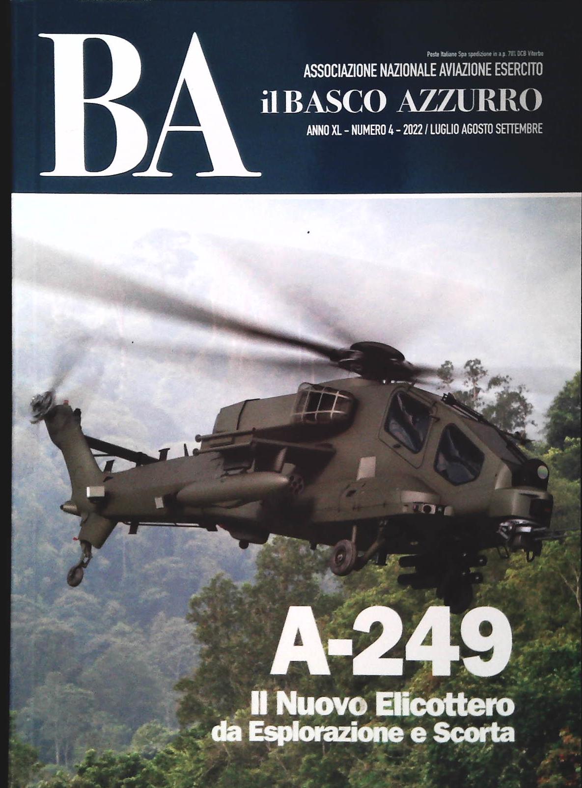 IL BASCO AZZURRO LUGLIO-AGO-SETT. 2022 - A-249 IL NUOVO ELICOTTERO