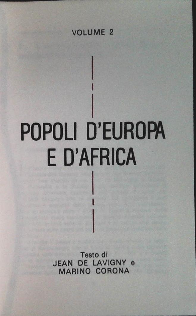 POPOLI IN VIA DI ESTINZIONE - FERNI 1977 - VOLUME SECONDO - OUTLET DEL LIBRO