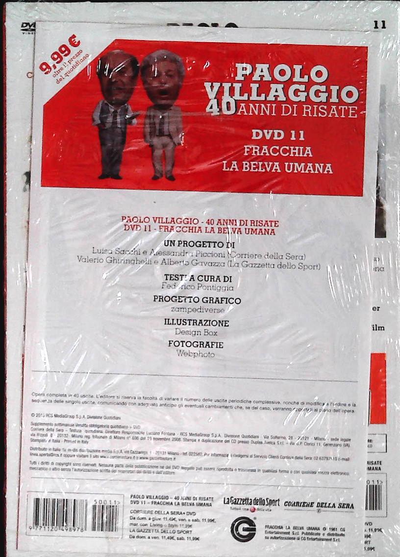 FRACCHIA LA BELVA UMANA - PAOLO VILLAGGIO 40 ANNI DI RISATE - DVD