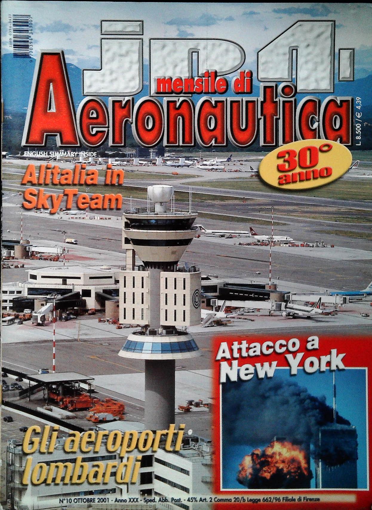 JP4 MENSILE DI AERONAUTICA - OTTOBRE 2001