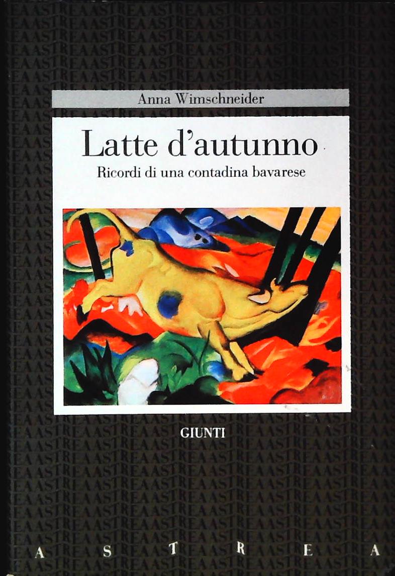 LATTE D'AUTUNNO - ANNA WIMSHNEIDER