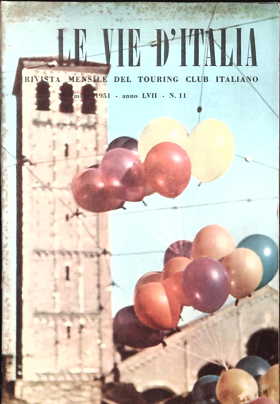 LE VIE D'ITALIA NOVEMBRE 1951