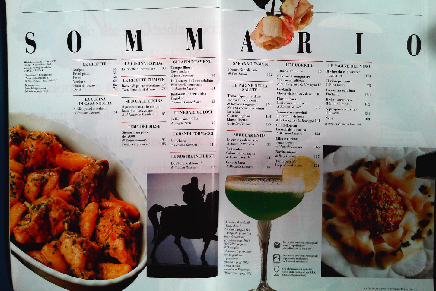 LA CUCINA ITALIANA - NOVEMBRE 1994