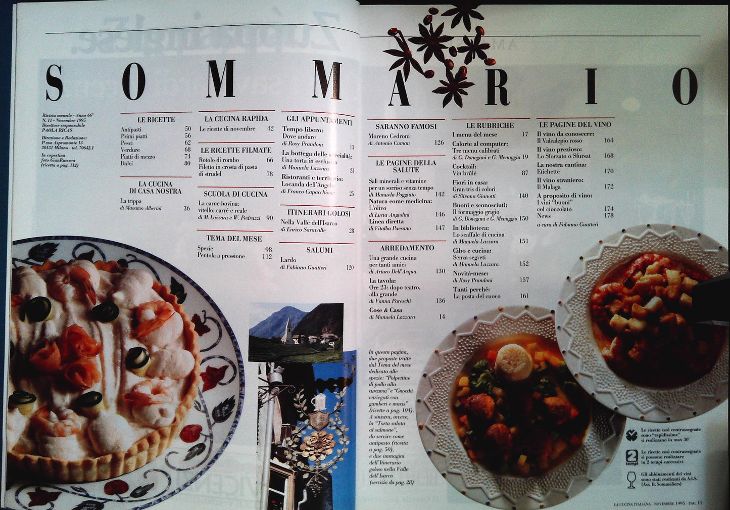 LA CUCINA ITALIANA - NOVEMBRE 1995