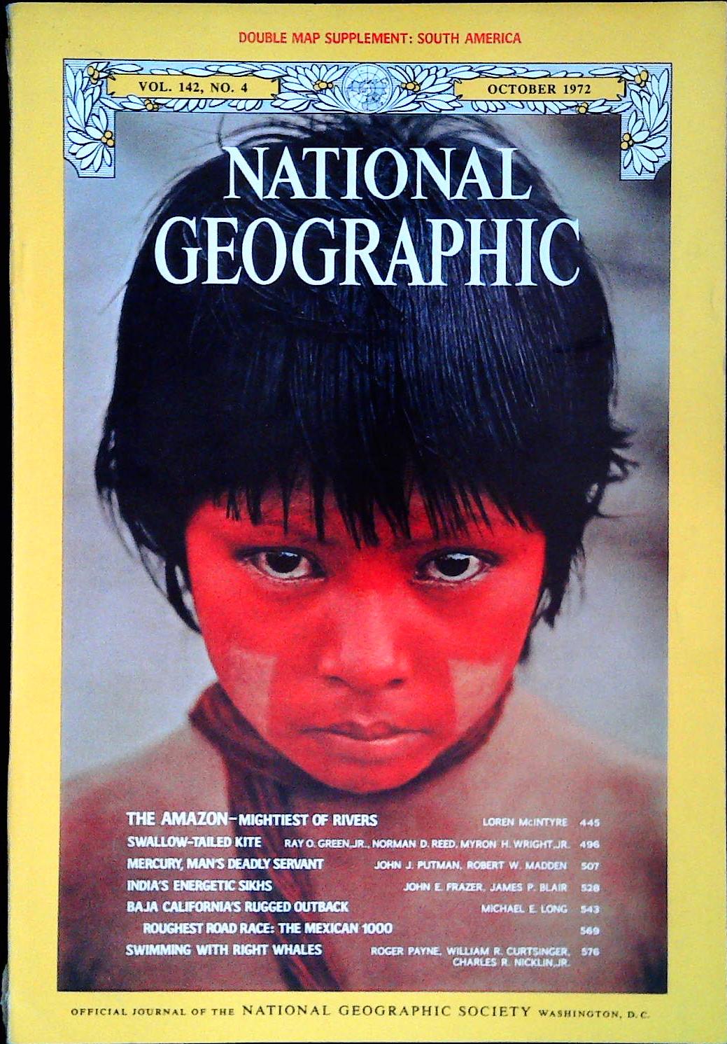 NATIONAL GEOGRAPHIC OCTOBER 1972 - ENGLISH TEXT