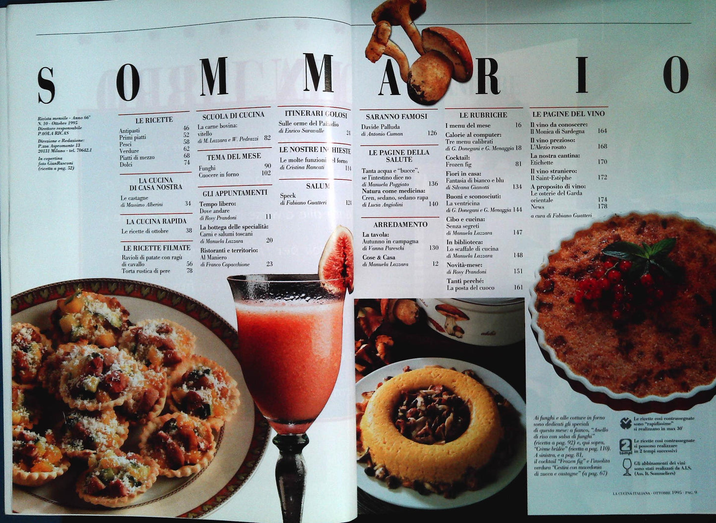 LA CUCINA ITALIANA - OTTOBRE 1995