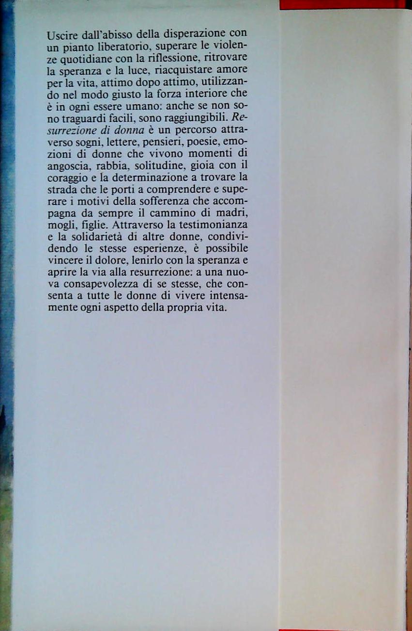 RESURREZIONE DONNA - ILARIA RATTAZZI