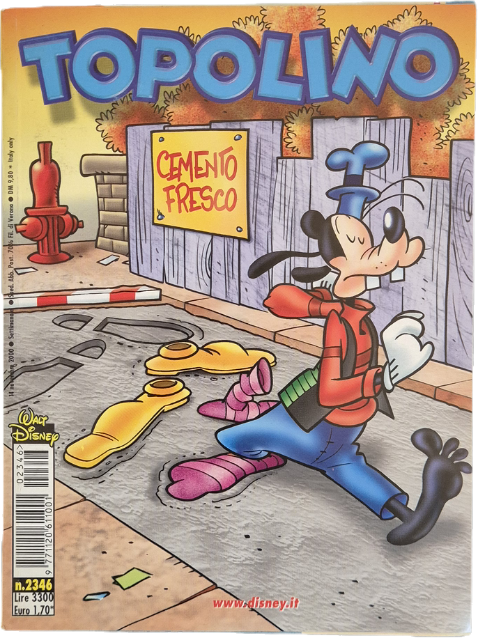 TOPOLINO N. 2346 - 14 NOVEMBRE 2000