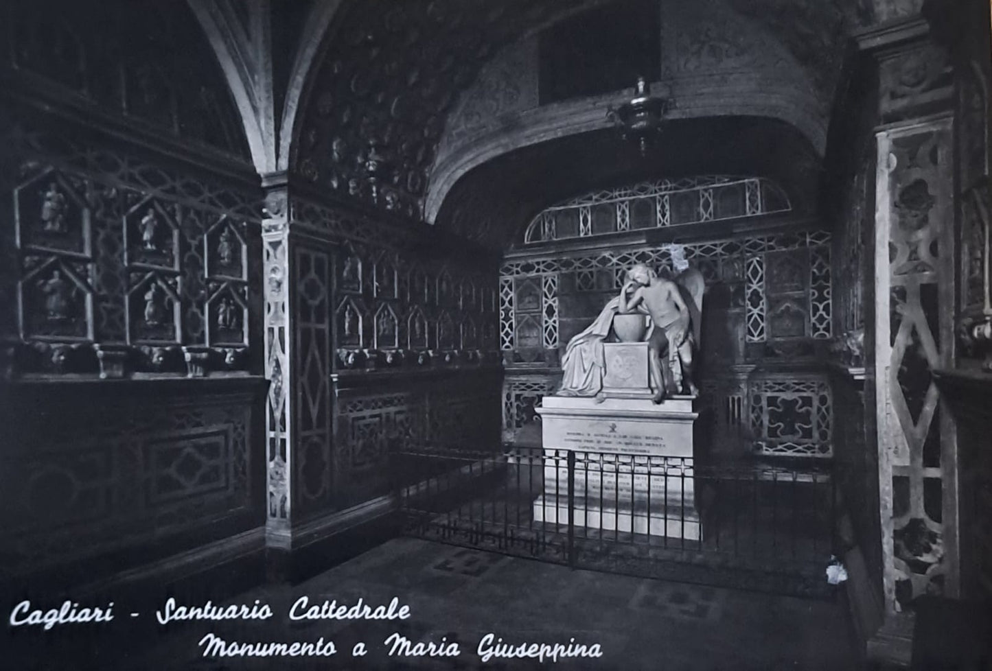 CAGLIARI - CATTEDRALE - MONUMENTO A MARIA GIUSEPPINA - NV - FG