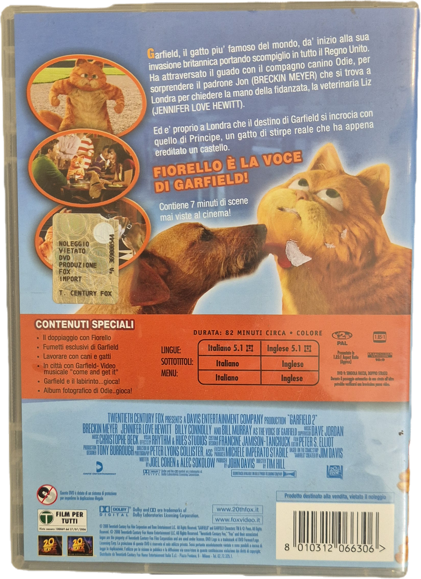 GARFIELD 2 - DVD