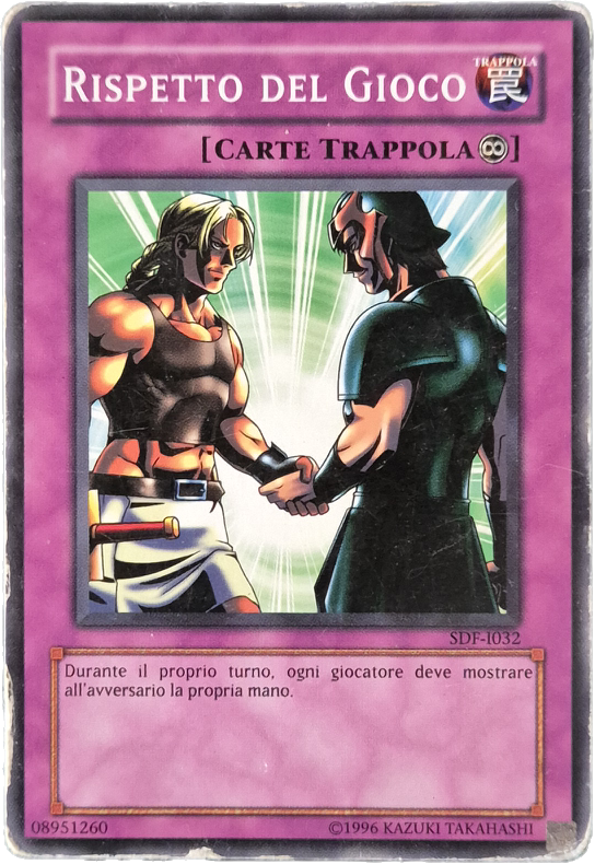 YU-GI-UH - RISPETTO DEL GIOCO SDF-1032
