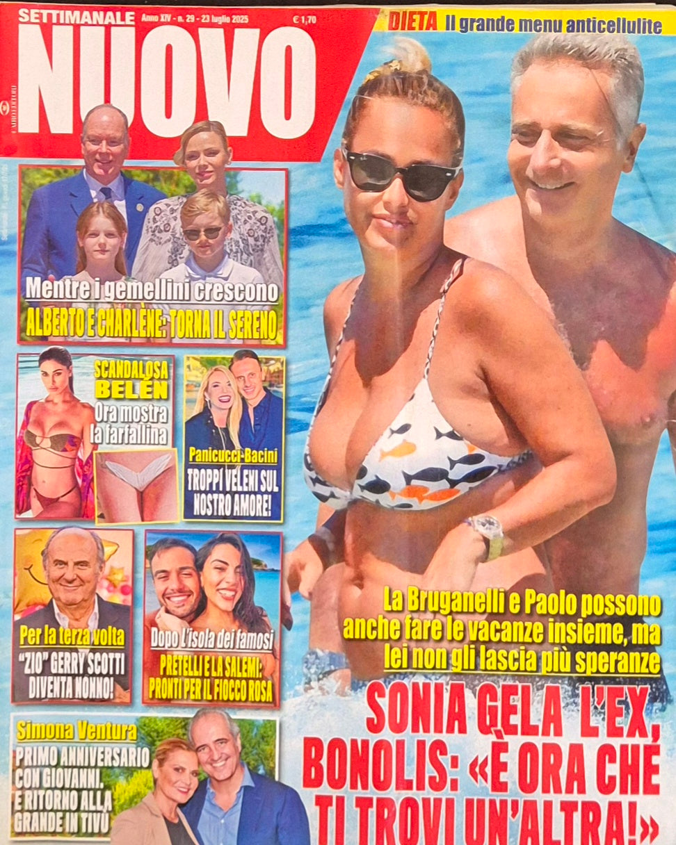 SETTIMANALE NUOVO 23 LUGLIO 2025-BONOLIS-PANICUCCI-SALEMI-OUTLET DEL LIBRO