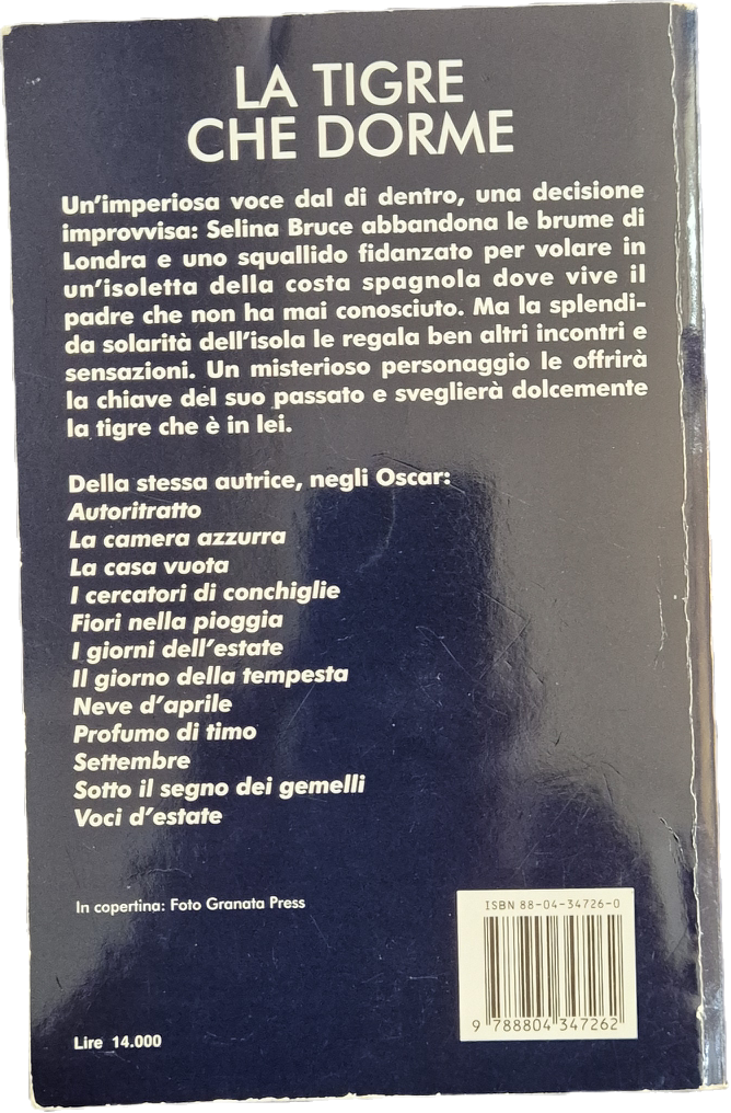 LA TIGRE CHE DORME - ROSAMUNDE PILCHER - MONDADORI 1999 - OUTLET DEL LIBRO
