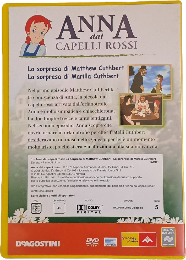 ANNA DAI CAPELLI ROSSI - DVD