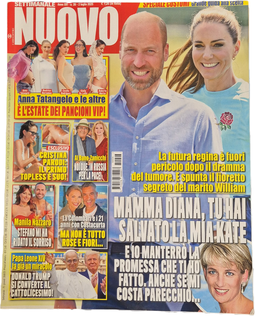 SETTIMANALE NUOVO 26 LUGLIO 2025 - TANGELO - PARODI - NAZZARO - COLOMBARI