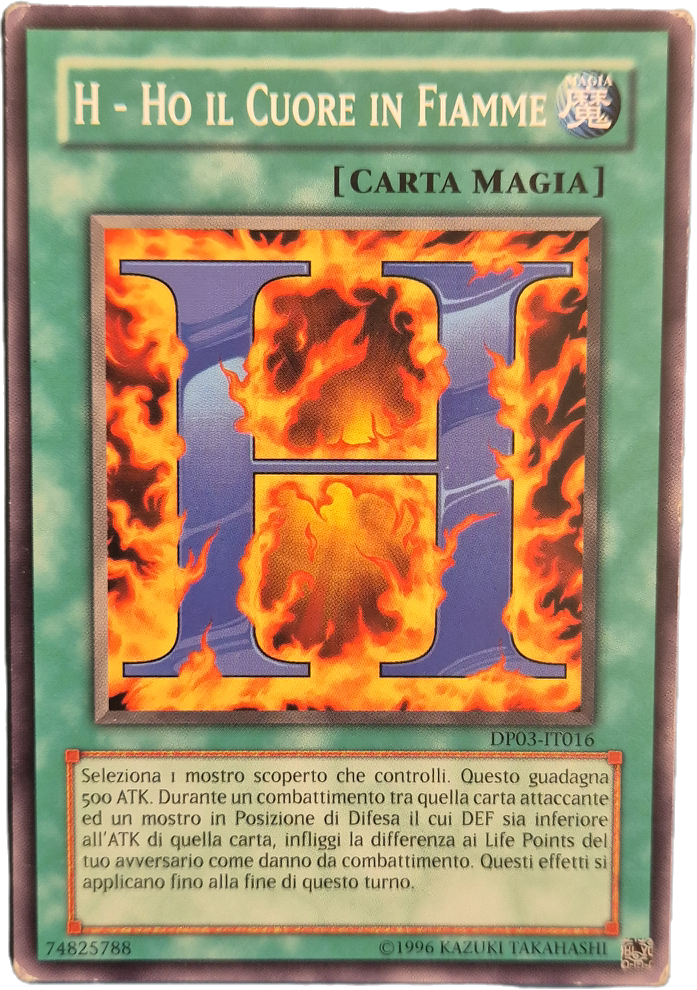 YU-GI-OH - HO IL CUORE IN FIAMME - DP03-IT016
