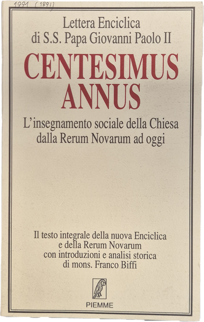 CENTESIMUS ANNUS - GIOVANNI PAOLO II